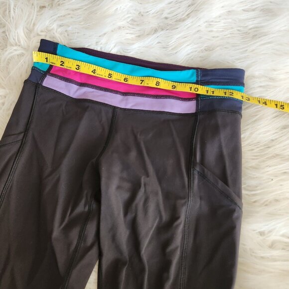 Lululemon Speed Tight Interlock Size 4‎ Black Luxtreme Legging Inseam 29" - Picture 7 of 10